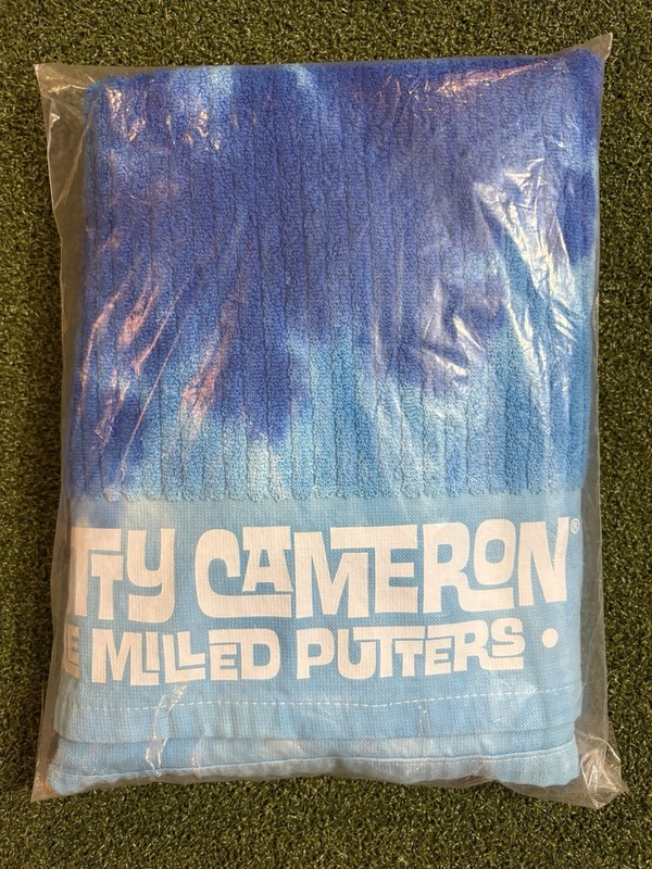 SCOTTY CAMERON GALLERY Blue White  Tie Dye Golf Towel