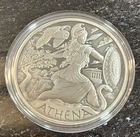 2022 Tuvalu Gods Of Olympus Athena 1 oz Silver Coin Antiqued