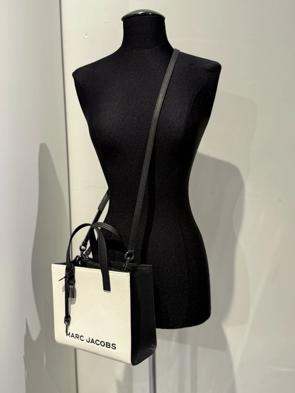 NWT Marc Jacobs Mini Grind Tote - Black / White