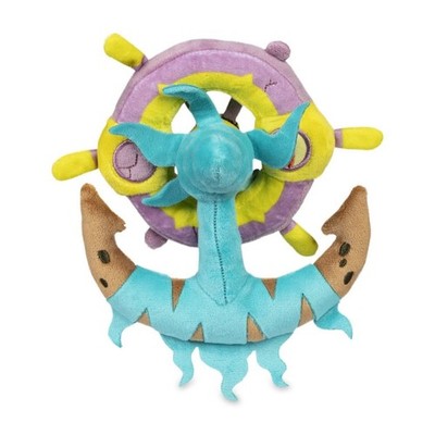 Pokemon Center Original Sitting Cuties Dhelmise Doll Plush Alola - 7 ¾ In.