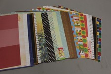 Misc. Lot of Scrapbook 12" x 12" Paper - Lot of 80 sheets - New
