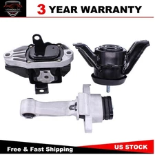 3Pcs Engine Motor & Transmission Mount For Hyundai Sonata 2015-2018 L4 2.4L Auto