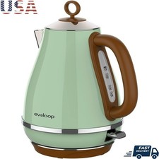 Electric Kettle 1500W Stainless Steel Fast Boil Auto Shut Off Health Safe Design