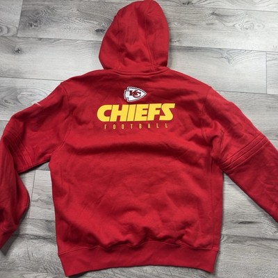 Nike Men's Kansas City Chiefs Red Performance Full-Zip Hoodie Men M Red