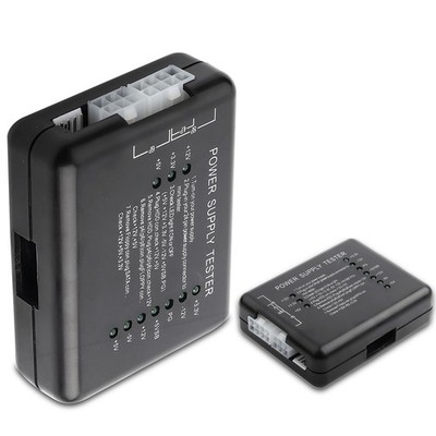 Power Supply Tester PC Checker 20/24 Pin HDD Floppy PSU Computer
