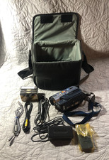Sony Handycam DCR-TRV140 Digital 8 Camcorder Camera w/ Accessories TESTED Works