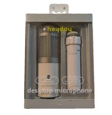 Heyday Desktop Cardioid Condenser Microphone - NWT Compatible W/ Mac  PC NEW