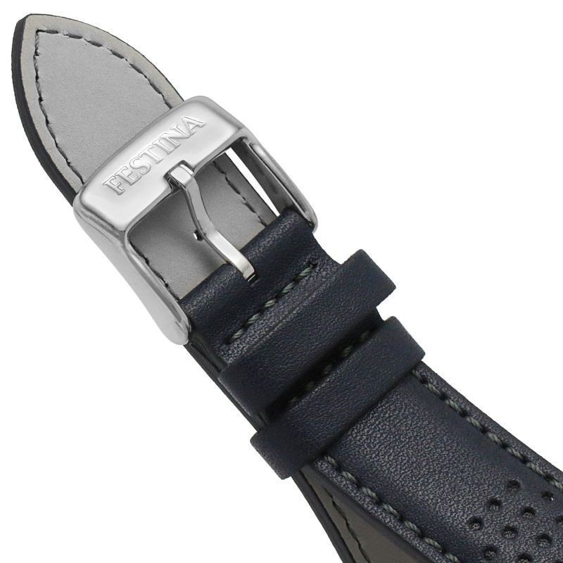 Festina Timeless Chronograph Blue Dial Quartz 100M Men's Watch F20561-2