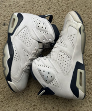 Jordan Air Jordan 6 Men s High Top White/Blue...