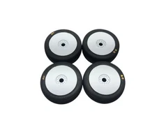 Pro-Line Fugitive Pre-Mounted 1/8 Buggy Tires W White 17MM Hex Wheels #16038