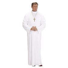 COSTUME SANTO PADRE UOMO TRAVESTIMENTO CARNEVALE PAPA COSPLAY FESTE IN MASCHERA