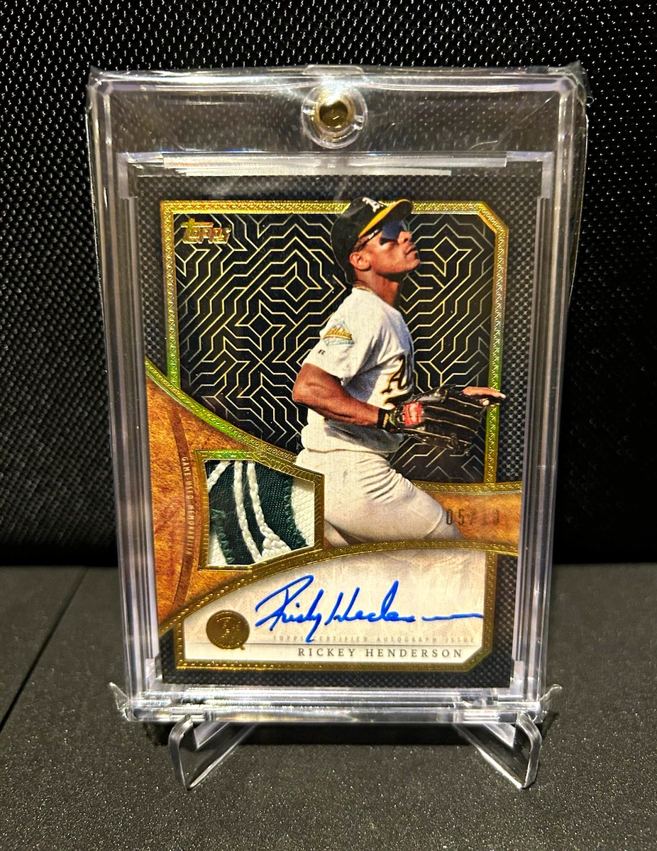 Rickey Henderson Baseball Original Autographed Sports Trading