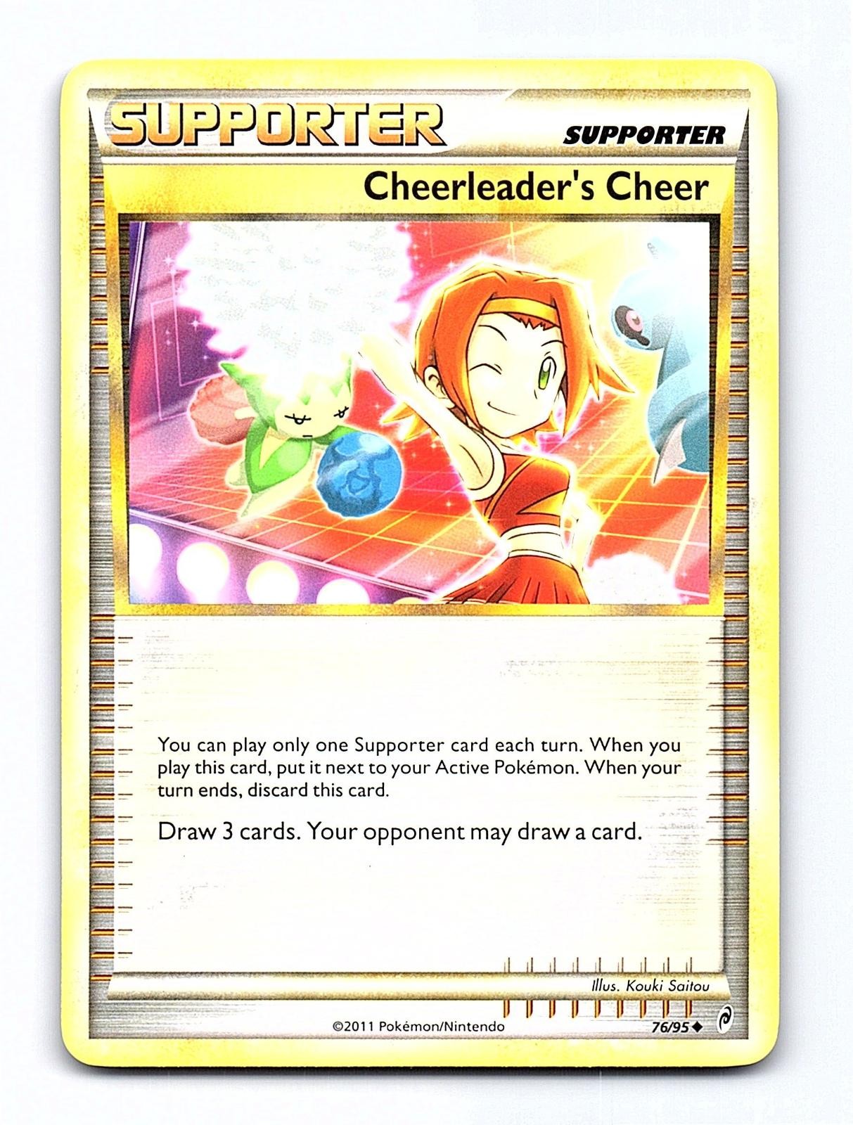Cheerleader's Cheer 76/95 Uncommon Call of Legends Pokemon Lightly Played