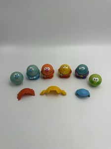 Vintage 1985 13 Piece Lot Of Nerfuls & Accesories Hair Body Nerful Toys