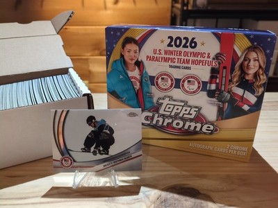 2026 Topps Chrome U.S. Winter Olympics Single Cards. Complete Your Set
