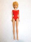 Barbie:  VINTAGE Lemon Blonde BUBBLECUT BARBIE Doll No Box!