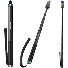 Lightweight Waterproof Selfie Stick: 59-Inch Extendable for Insta360 Models