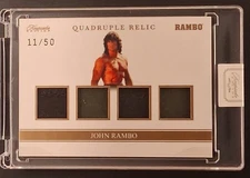 2024 Rambo Keepsake Premiere Edition Quadruple Authentic Relic 11/50