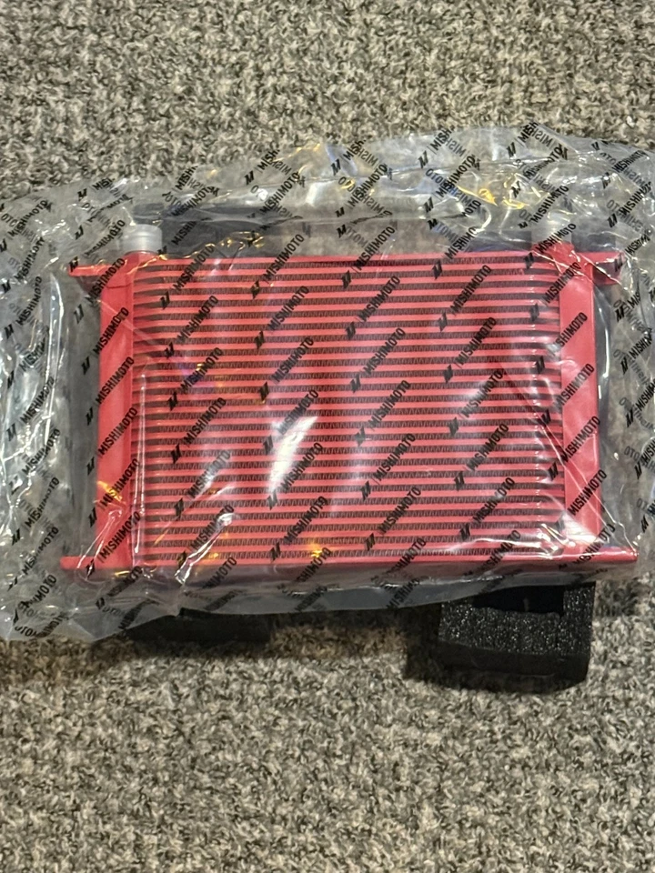 Mishimoto Universal Engine Oil Cooler 25 Row Red MMOC-25RD - Image 2 of 4