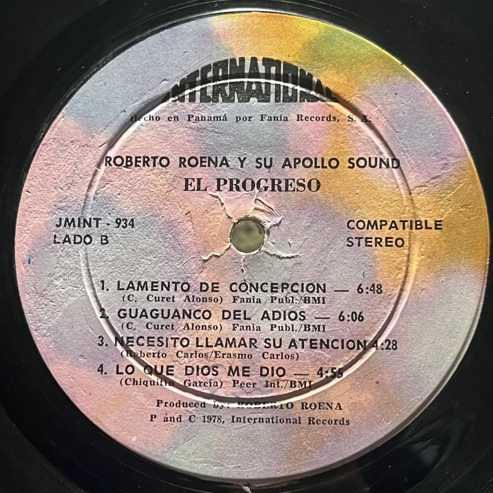 Latin Roberto Roena Y Su Apollo Sound - El Progreso International (17), Internat - Image 4 of 4