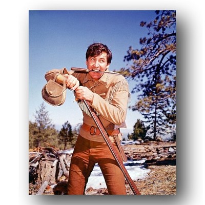 Fess Parker Photo 8x10 Actor Publicity Portrait Rifle Television Show 1960s