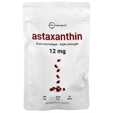 2 X Micro Ingredients, Astaxanthin , 12 mg, 120 Softgels
