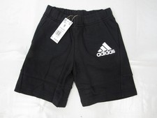 New Adidas Black Shorts Youth Kids Size S Small 30