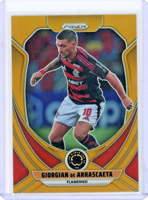 Prizm FIFA Club World Cup 2025 Giorgian de Arrascaeta #106 Gold 3/10