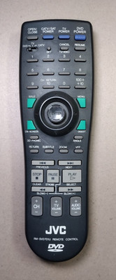 JVC RM-SVD701U Remote Control XVD701BK XVD701 XV501BK