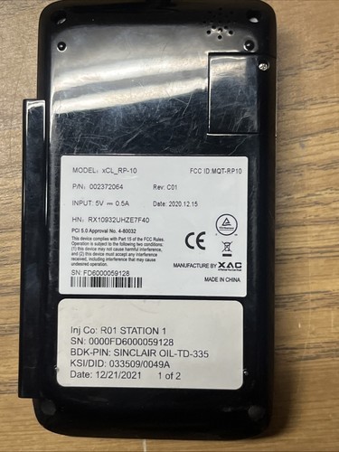 FirstData RP10 Credit Card Payment Terminal Pin Pad - Picture 3 of 3