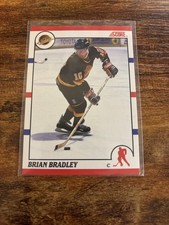 Brian Bradley #198 1990 Score Vancouver Canucks Hockey Card NHL NM