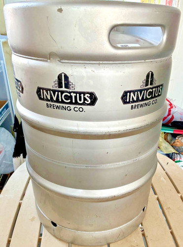 1/2 BARREL STAINLESS STEEL BEER KEG -15.5 GALLON MOONSHINE STILL-SANKEY