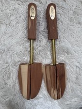 Executive Imperial Cedar Shoe Trees Mens Split Toe Brass Hardware Pair Size M