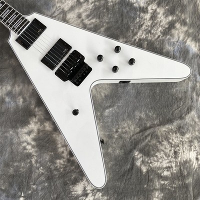 Factory  Electric Guitar Fast Ship H-H Pickup Floyd Rose Bridge Black Hardware