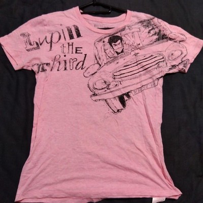 Lupin Car Chase TShirt Pink Limited Venue 40th Anniversary Lupin Third