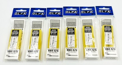 6x OLFA KB4-S/5 Precision Art Blade for AK-4 5-Pack New in Package