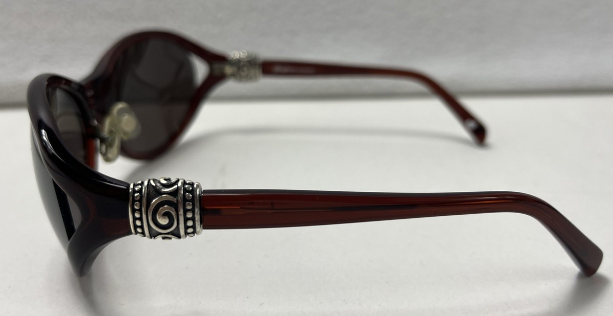 Brighton Handmade Ayu Bead Brown Oversized Sunglasses 61 19  display picture 1