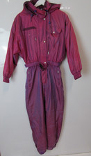 Women's Vintage K2 Ski Suit One Piece Snowsuit Snow Retro Iridescent Size 38