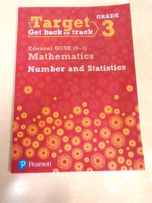 Target Get Back On Track ~ GCSE 9-1 Mathematics ~ Grade 3 ~ Q & A ~ Pearson  New