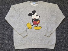 Vintage Mickey Mouse Sweatshirt Fits Medium 80's Disney Disneyland