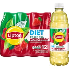 Lipton Diet Mixed Berry Green Tea, 16.9 Fl Oz...