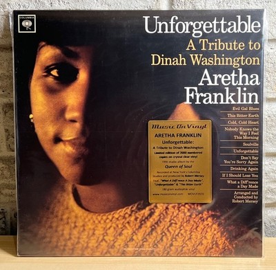 Aretha Franklin Unforgettable: A Tribute to Dinah Washington MOV 180g Ltd/#d NEW