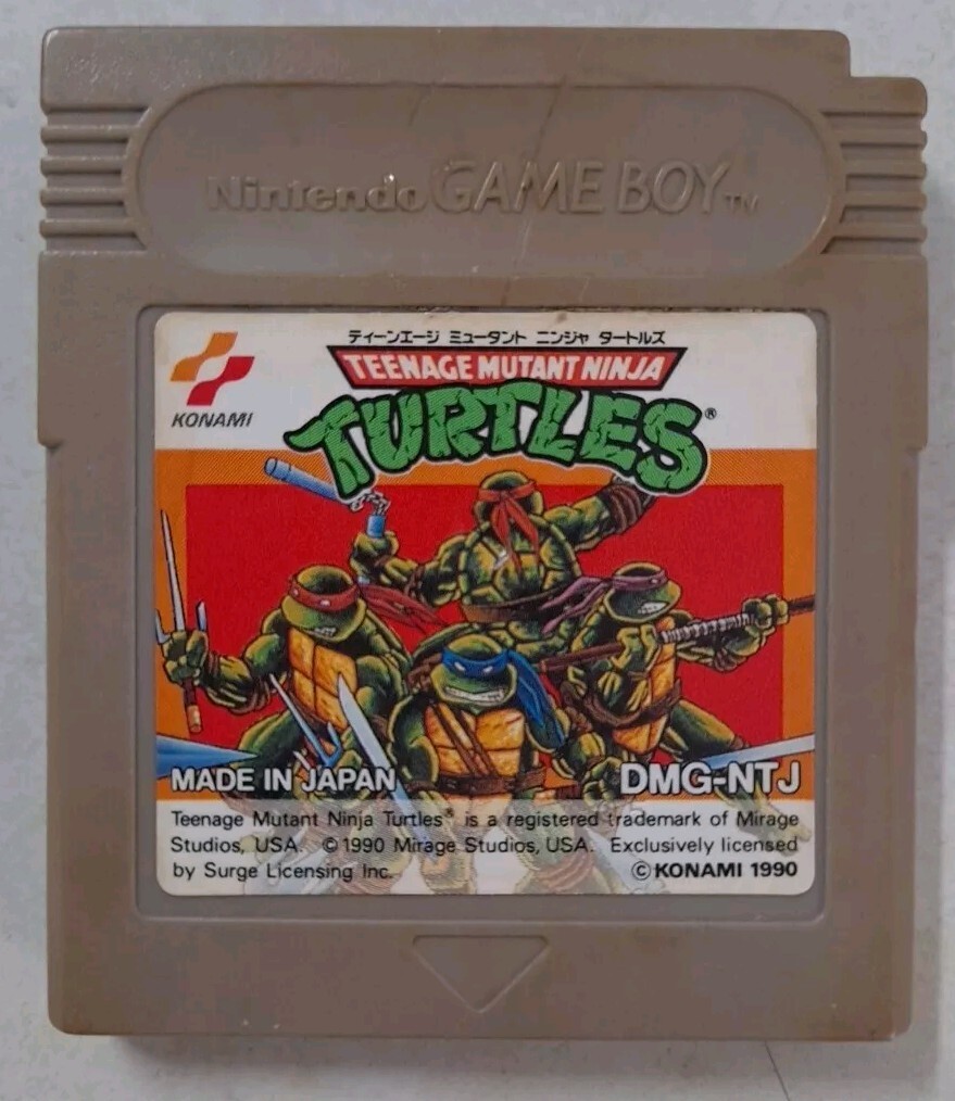 【♡】【ゲームボーイ♡ティーエイジミュータントニンジャタートルズ】 Teenage Mutant Ninja Turtles Nintendo Game Boy GB 1990 Japan