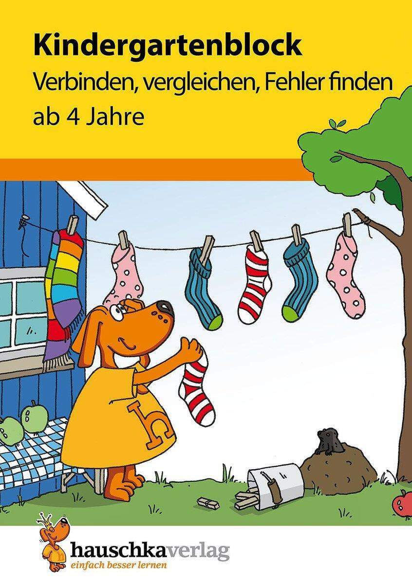 Thumbnail - Hauschka Verlag Kindergartenblock Verbinden, Vergleichen, Fehler