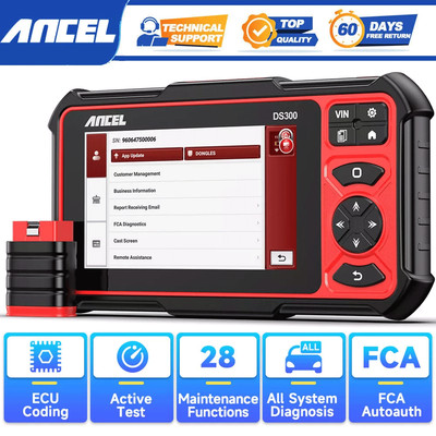 2024 Ancel DS300 Profi KFZ OBD2 Diagnosegerät Scanner ALLE System ECU Coding DE