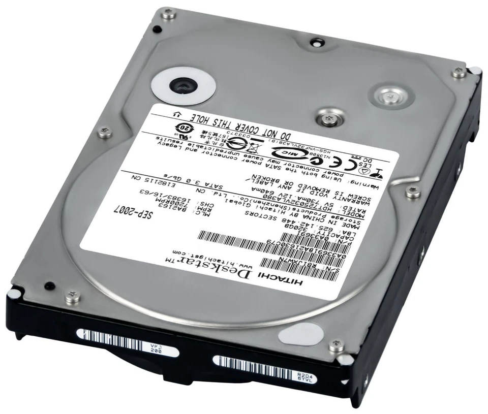 Hitachi Deskstar T7K500 HDT725032VLA380 320GB 7200RPM 8MB SATA II 3.5" Inch - Image 3 of 3