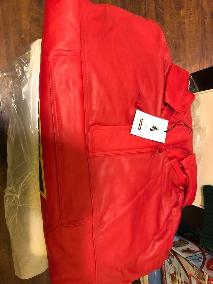 Nike Supreme Leather Jacket | sealmech.com