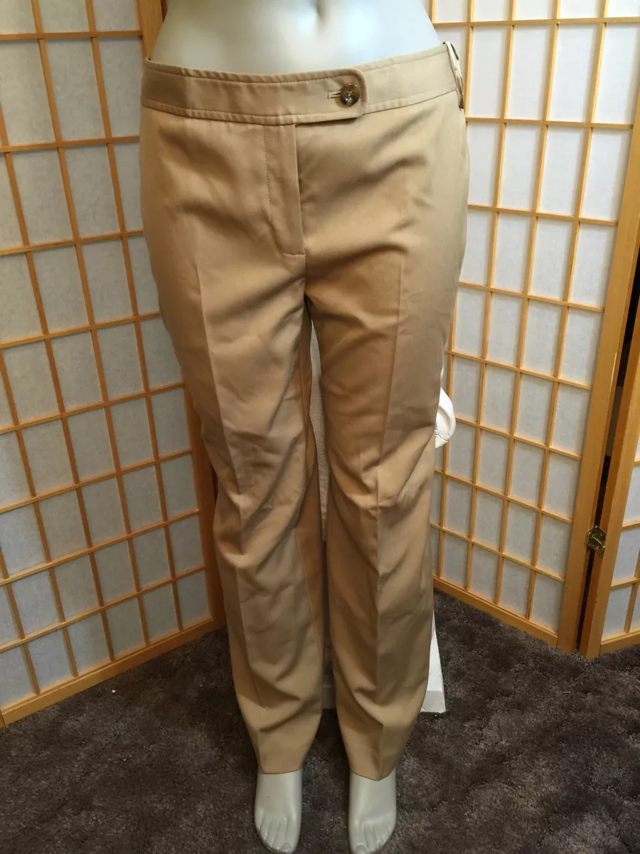 Jones New York Career Classic Got Stretch Tan Dress Pants Petite 8P $109  Teta