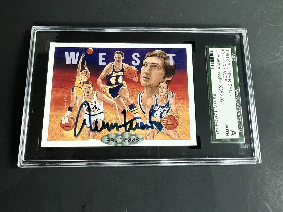 Upper Deck Jerry West Basketball Autographed Sports Trading Cards