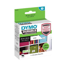 Etiquetas multiusos pequeñas Dymo DURABLES, 160 etiquetas, 25 x 54 mm - 2112283